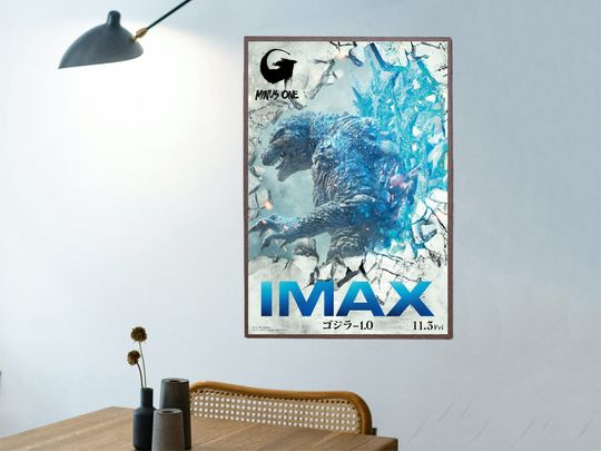 God zilla Minus One Poster, God zilla Japanese Movie Poster, Movie Poster