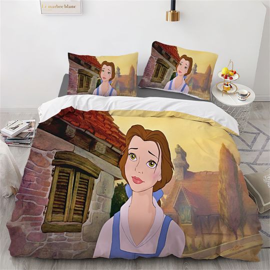 Disney Bella Printing Three Piece Bedding Set, Bedding Set Gift