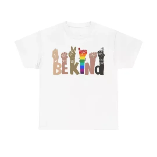 Discover Happy pride month “be kind” Unisex Heavy Cotton Tee