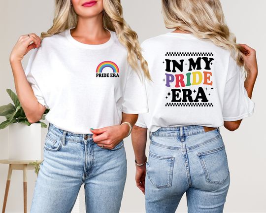 In My Pride Era Shirt, LGBTQ+ Pride Month Shirt, Pride Rainbow Shirt, Gay Pride Tee