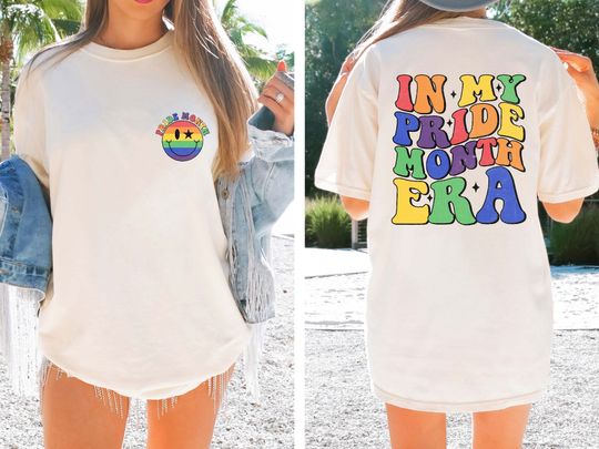 In My Pride Era Shirt, LGBTQ+ Pride Month, Proud Ally Shirt, LGBT Shirt, Gay Pride Shirt