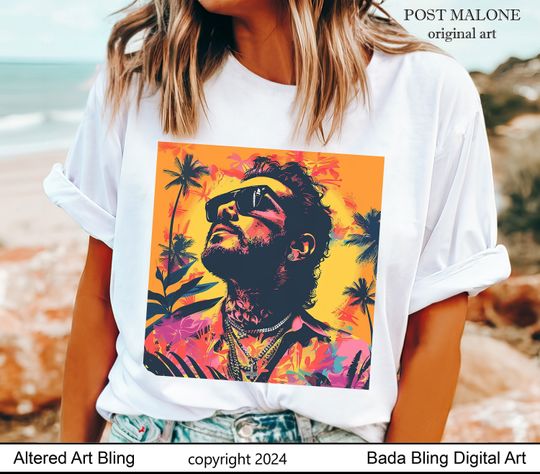 POST MALONE T-shirts  Post Malone shirts original art shirts comfort color shirt
