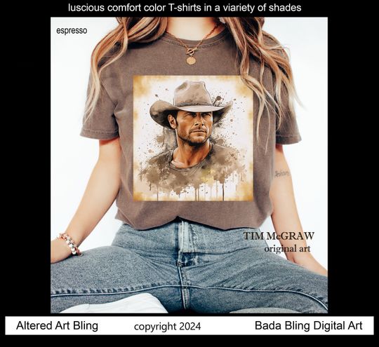 Tim McGraw T-shirts  Tim McGraw shirts  original art shirts