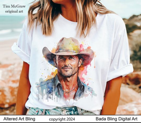 Tim McGraw T-shirts  Tim McGraw shirts  original art shirts