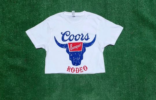 CCOORS Banquet Rodeo Western Style Crop Top