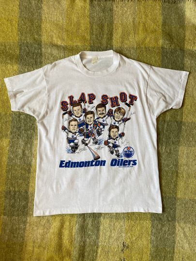 1980s Edmonton Oilers Big Head Slapshot