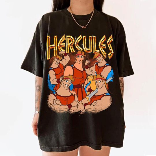 Hercules Shirt Funny Tee, Hercule Tees, Vintage Graphic T-shirt Family 2024 Trip Gifts