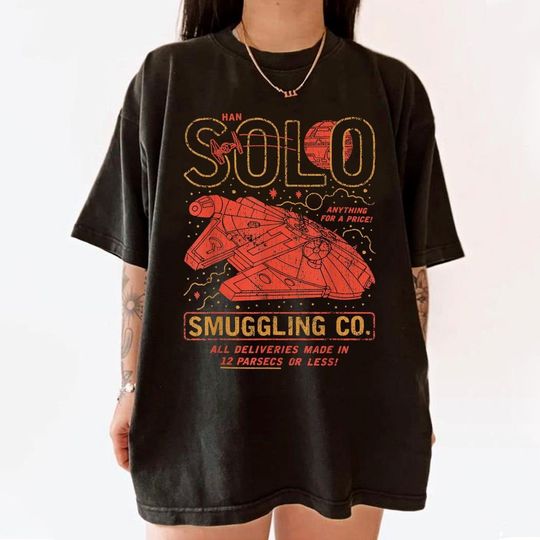 Han Solo Co Tee, Retro Shirt, Vintage Graphic T-shirt