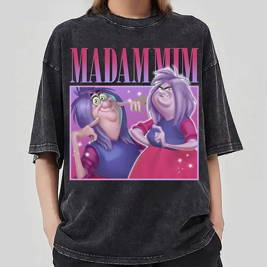 Madam Mim Shirt Funny Tee, Evils Tees, Villains Vintage Graphic T-shirt Family 2024 Trip Gifts