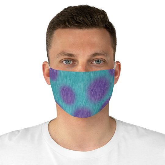 Sulley Face Mask, Monsters Inc Face Mask, Disney Face Mask Halloween