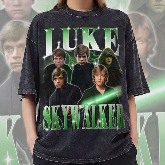 Luke Skywalker Tee, Retro Shirt, Vintage Graphic T-shirt