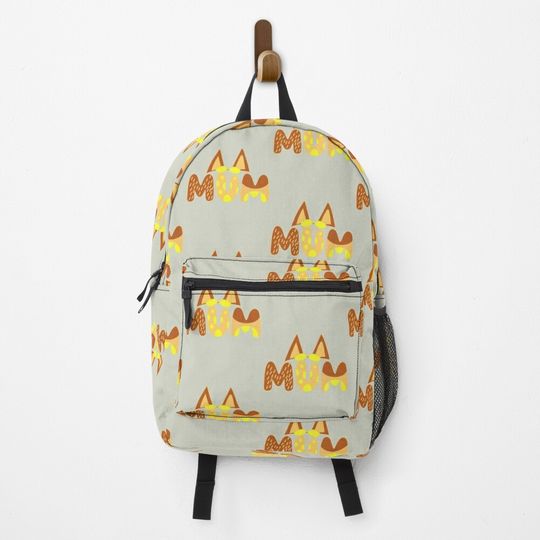 oh biscuits shirt, mum dad cartoon, Backpack