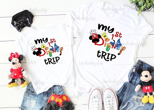 My First Disney Trip shirt, Disney trip shirt, Disney matching shirts, Disney family trip