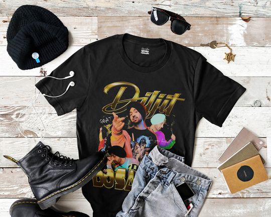 DILJIT DOSANJH Vintage T-shirt  | | Punjabi Singer