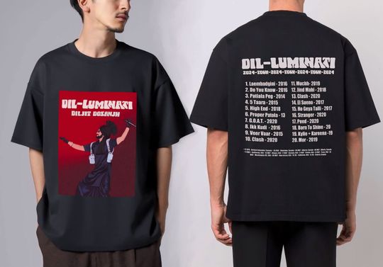 Diljit Dosanjh | Dilluminati Tour T-Shirt | 2024 Diljit Concert