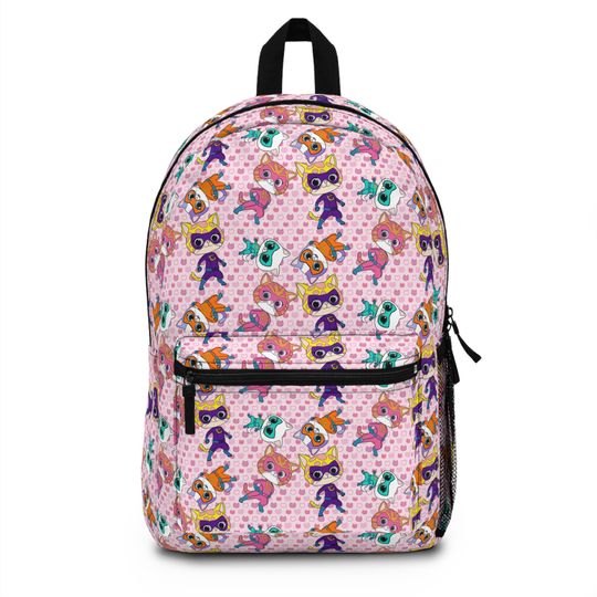 Super kitties Pink cat Backpack