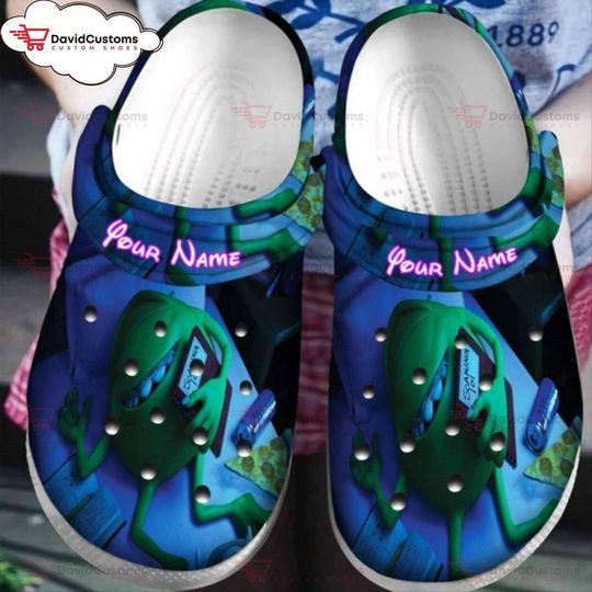 Mike Wazowski Monsters Inc University Disney Clogs Shoes
