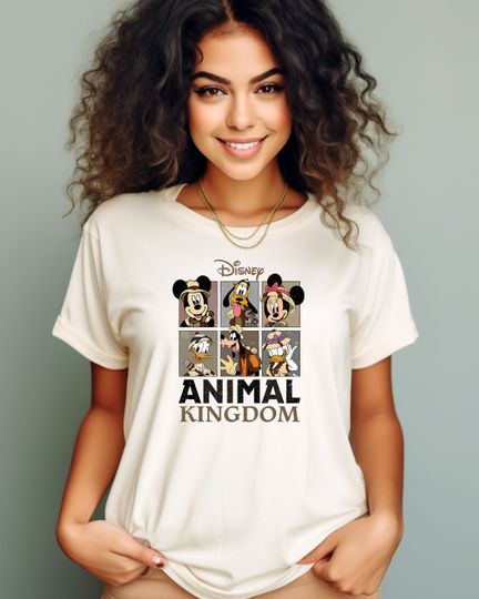 Retro Disney Animal Kingdom Mickey and Friends Shirt, Disney Mickey Safari T-Shirt