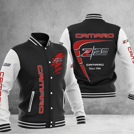 Che.vrolet Camaro Z28 Printed Baseball Jacket,  Camaro Jacket, Gift For Lovers, Gift For Men, Women, Youth, Jacket Shirt