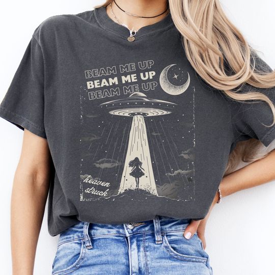 Discover Beam me up Shirt, UFO Alien Tshirt