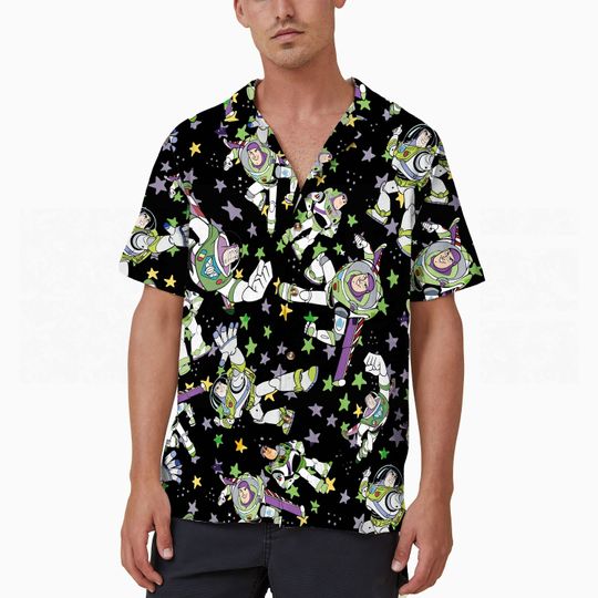 Toy Story Buzz Lightyear Hawaiian Shirt, Magical Kingdom Hawaii, Disneyland Hawaiian