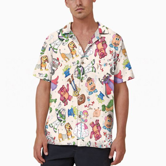 Toy Story You've Got A Friend in Me Hawaiian Shirt, Woody Buzz Lightyear Hawaii Shirt