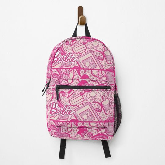 Barbie Background Backpack