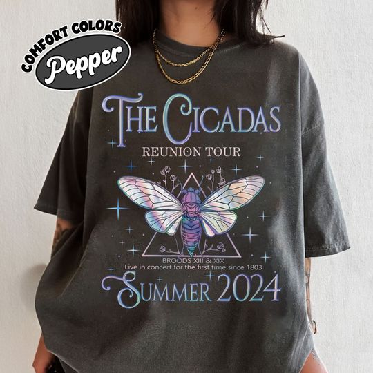 Cicada Shirt, Cicada Concert Tour 2024, Cicada Invasion, Year of the Cicadas Shirt