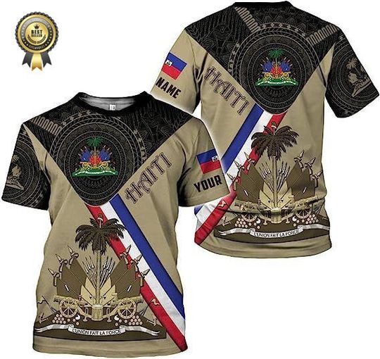Personalized Haiti Shirt Haiti Tshirt Haiti Shirts for Men