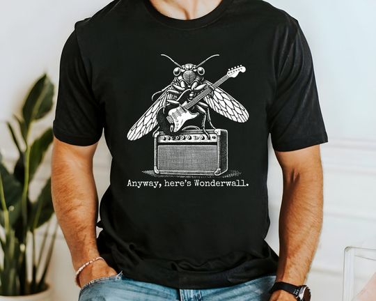 Cicada Here's Wonderwall Cicada Shirt, Insect Shirt, Nature Shirt