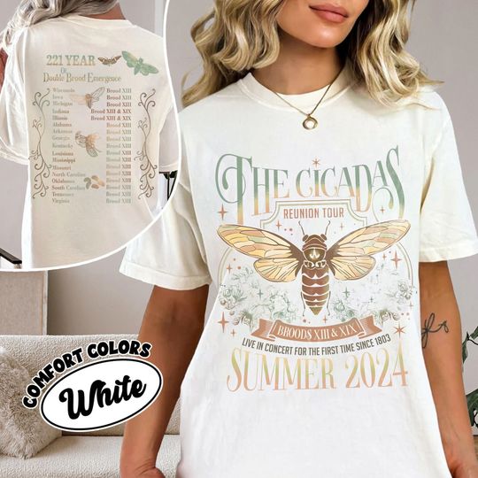 Cicada Reunion Summer 2024 Shirt, Cicada Concert Shirt, Cicada Invasion Shirt