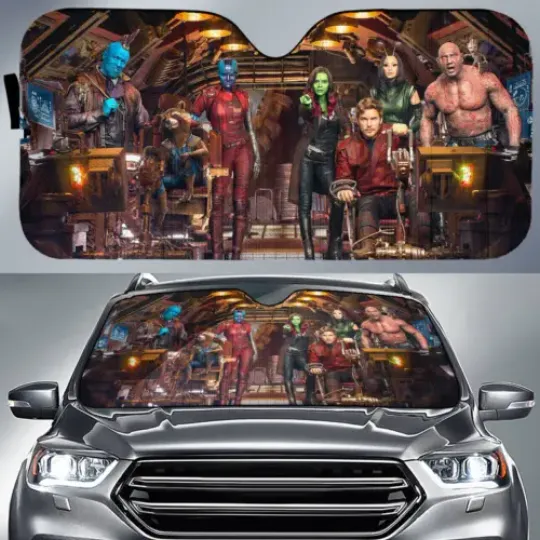 Guardians Of The Galaxy Movie Fans Car Sun Shade