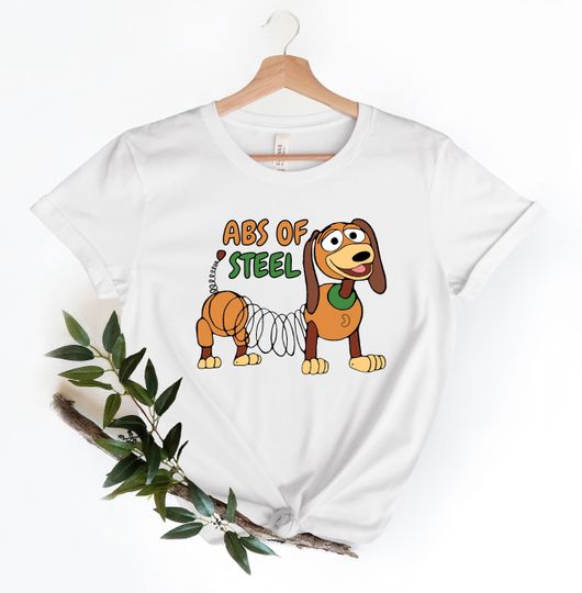 ABS Of Steel Slinky Dog Shirt, Toy Story Funny Shirt, Great Disney Gift Ideas Men Women