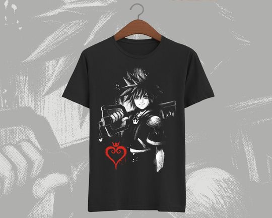 Kingdom hearts ink t-shirt - Keyblade - Sora Riku Kairi