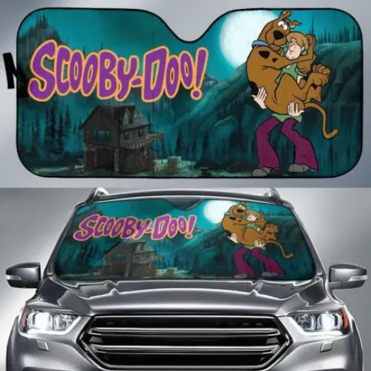 Funny Cartoon Gift Scooby-Doo Auto Sun Shade