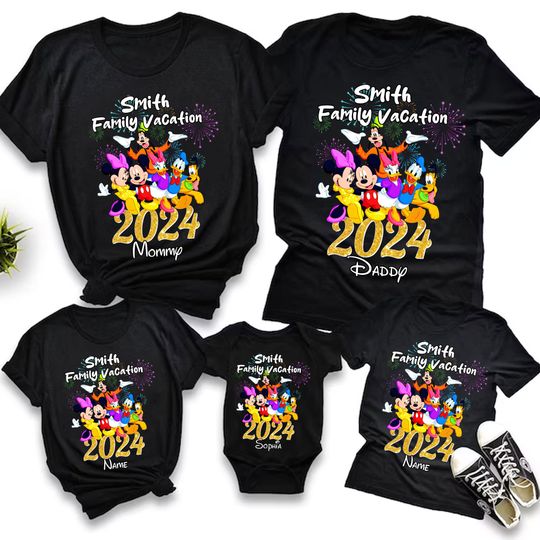 Personalized Family Vacation 2024 Shirt, Family Trip 2024 Shirt