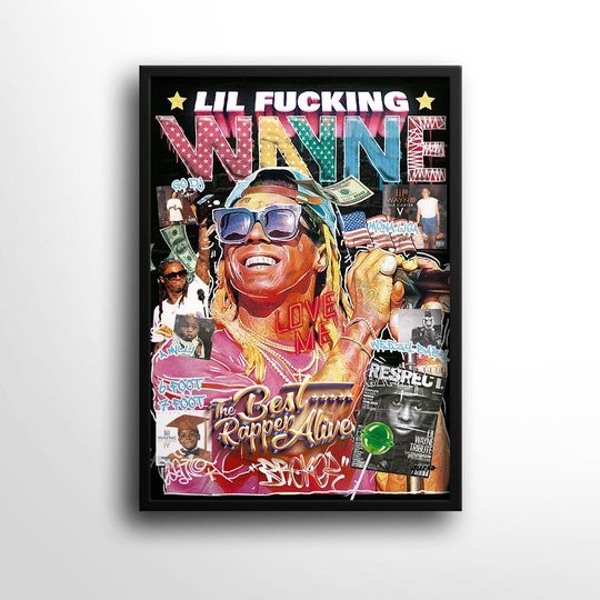 Lil Wayne Poster, Tha Carter, Rapper Wall Art, Rapper Poster, Gift, Hip Hop Wall Decor, Music Art