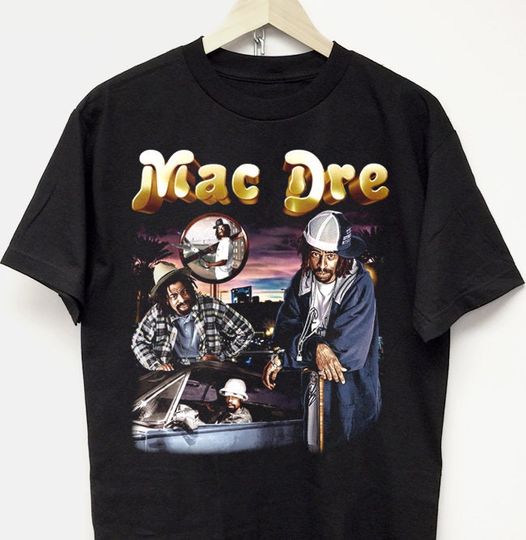 MAC DRE T-SHIRT | vintage rap tee Travis tupac asap rocky playboi carti concert tour merch y2k hip hop nwa 90s drake