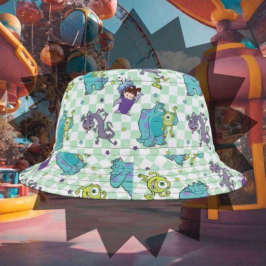 Monsters Inc Bucket Hat, Disney Bucket Hat, Hollywood Studios Bucket Hat