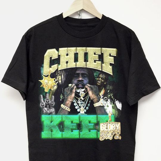 CHIEF KEEF T-SHIRT | vintage hip hop rap tee | concert tour merch | lil durk playboi carti Travis lil yachty drake | 90 y2k