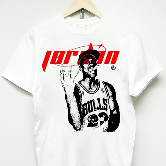 MICHAEL JORDAN T-SHIRT vintage rap tee merch tour concert y2k dennis rodman Travis drake kanye west kobe playboi carti 90s