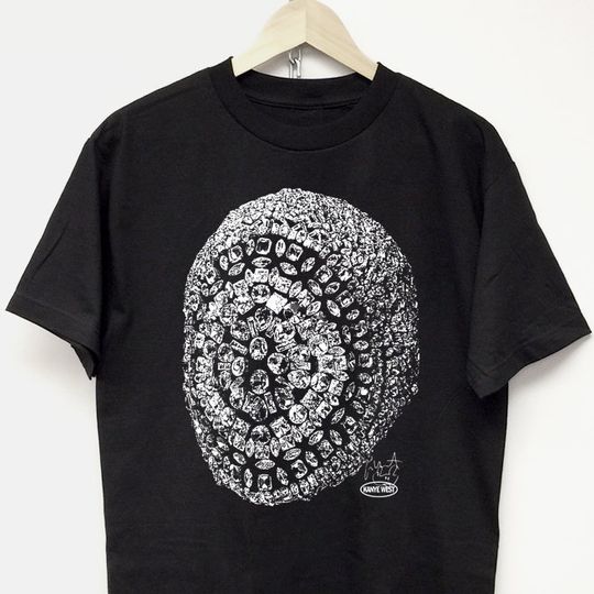 KANYE WEST T-SHIRT | vintage rap tee | concert tour merch | donda mask Travis playboi carti drake yachty rodman young thug y2k