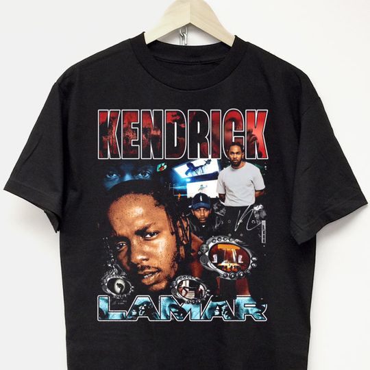 KENDRICK LAMAR T-SHIRT vintage rap tee hip hop j cole drake concert tour merch y2k tupac kanye playboi carti Travis big face graphic