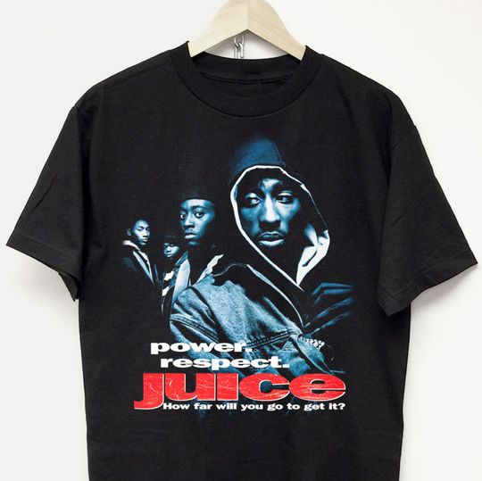 JUICE MOVIE T-SHIRT vintage rap tee hoody biggie smalls kanye dennis rodman griselda playboi carti young thug hip hop concert 90 y2k