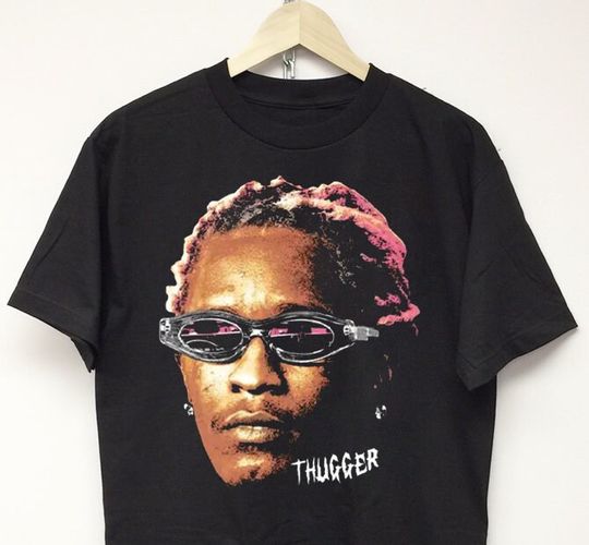 YOUNG THUG T-SHIRT vintage rap tee concert tour merch Travis kanye drake asap rocky lil wayne yachty nyc dennis rodman nas
