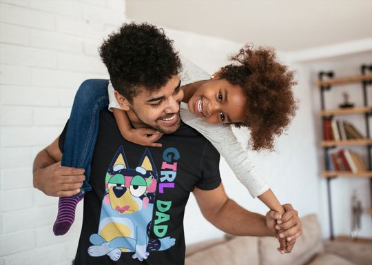 Discover BlueyDad Girl Dad Shirt, Bandit Girl Dad Shirt, Gift For Him