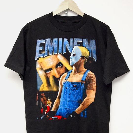 EMINEM T-SHIRT vintage rap tee concert tour merch lil wayne drake jay z nwa dennis rodman mike tyson 90s hip hop mf Dooom Travis