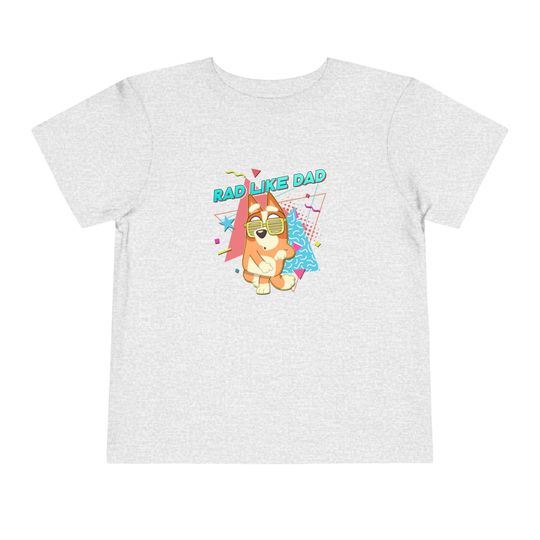 Fathers Day Gift, Rad Like Dad Shirt Bingo, BlueyDad Dad