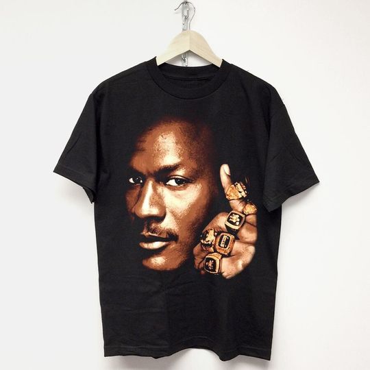 MJ 23 T-SHIRT vintage rap tee merch tour concert dennis rodman Travis drake kanye chicago 90s 80s hip hop mike tyson