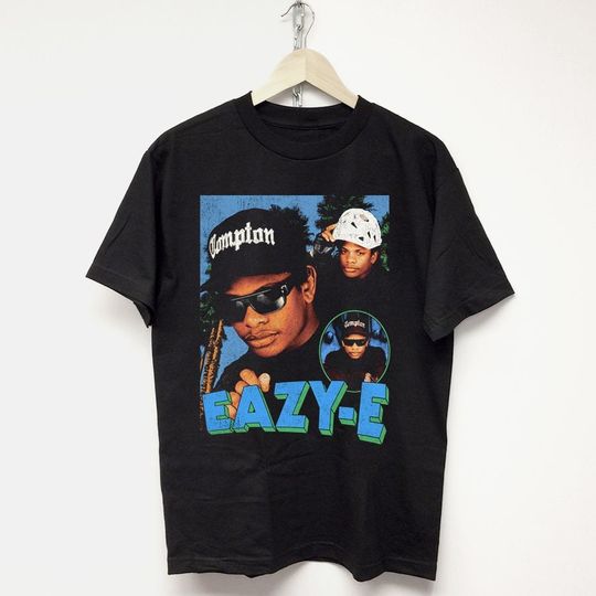 EAZY-E T-SHIRT vintage rap tee nwa drake kanye dennis rodman young thug tupac concert tour merch biggie kendrick lamar Travis